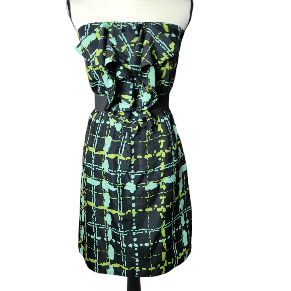 The Limited Strapless Ruffle Dress, Size 4